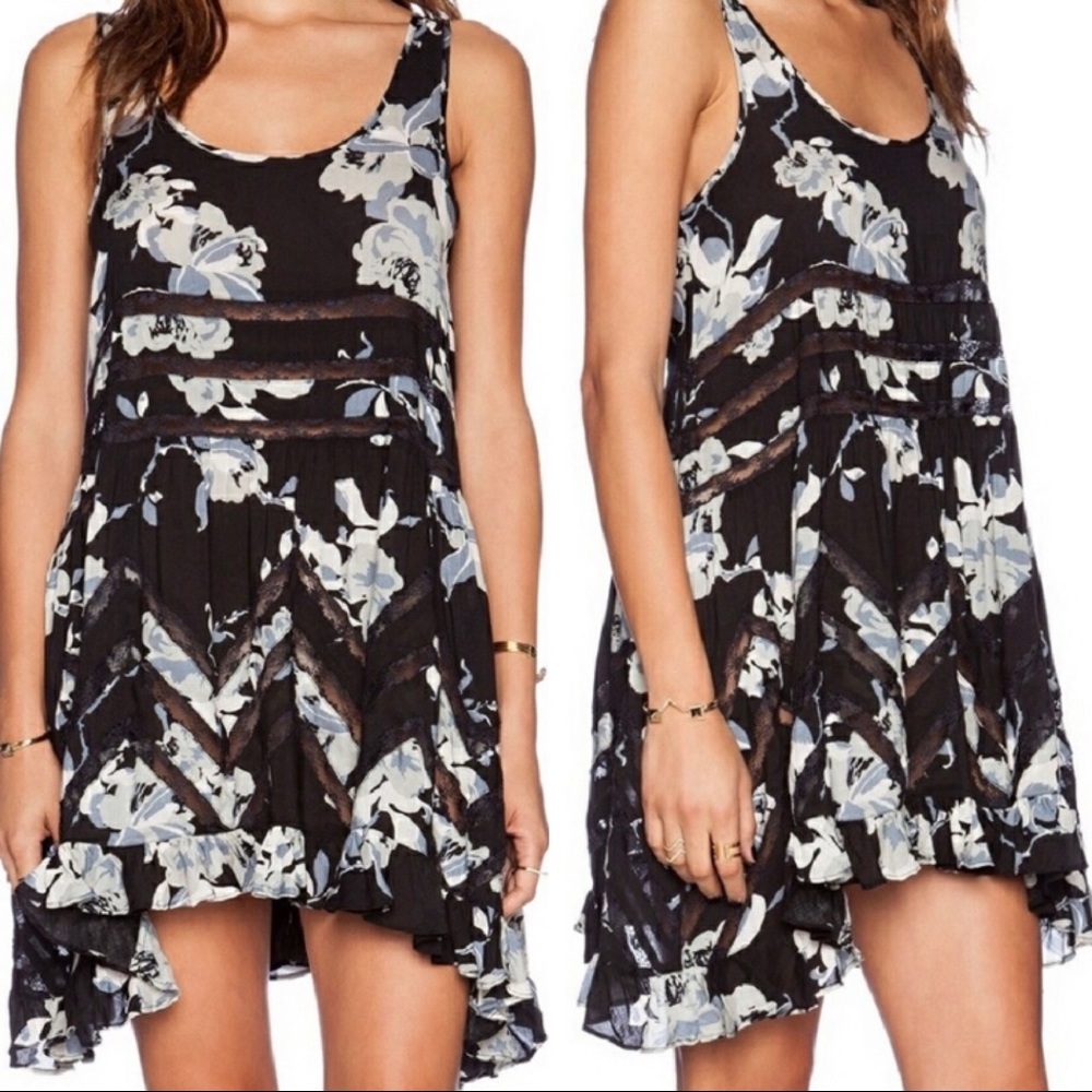 Free People Intimately Floral Trapeze Dress